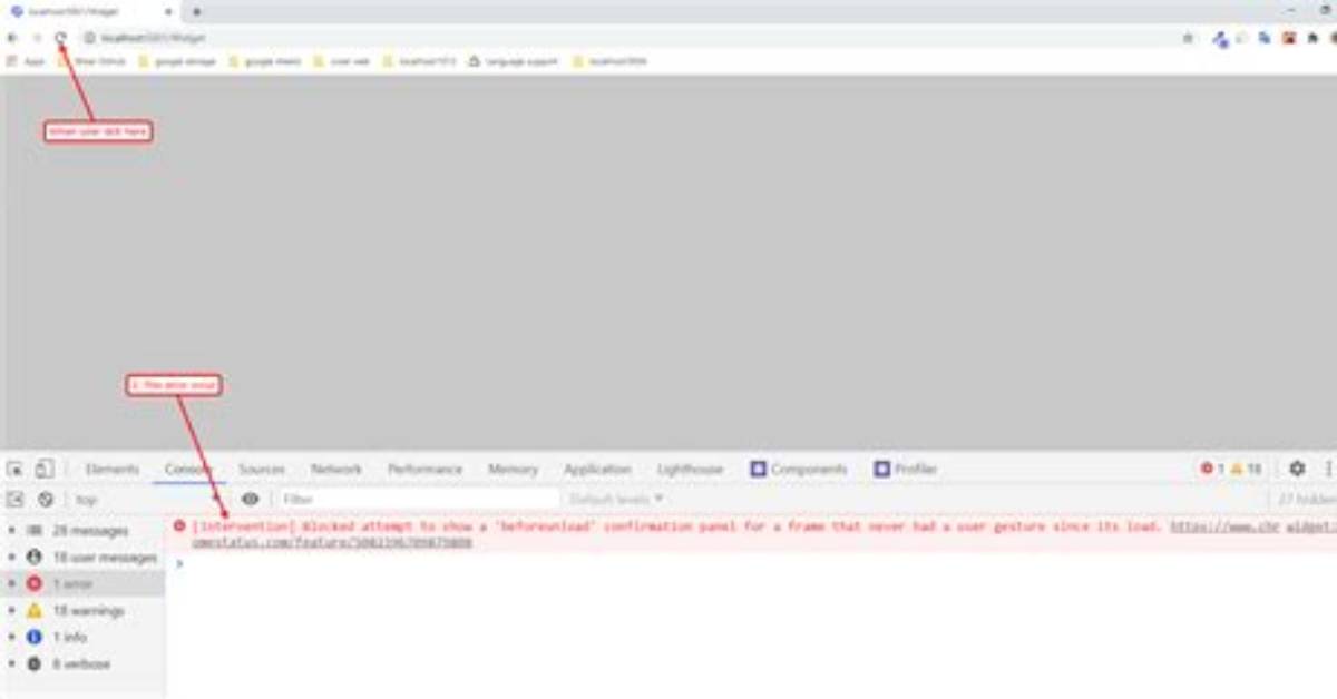 Handle Refresh Page Event with Javascript