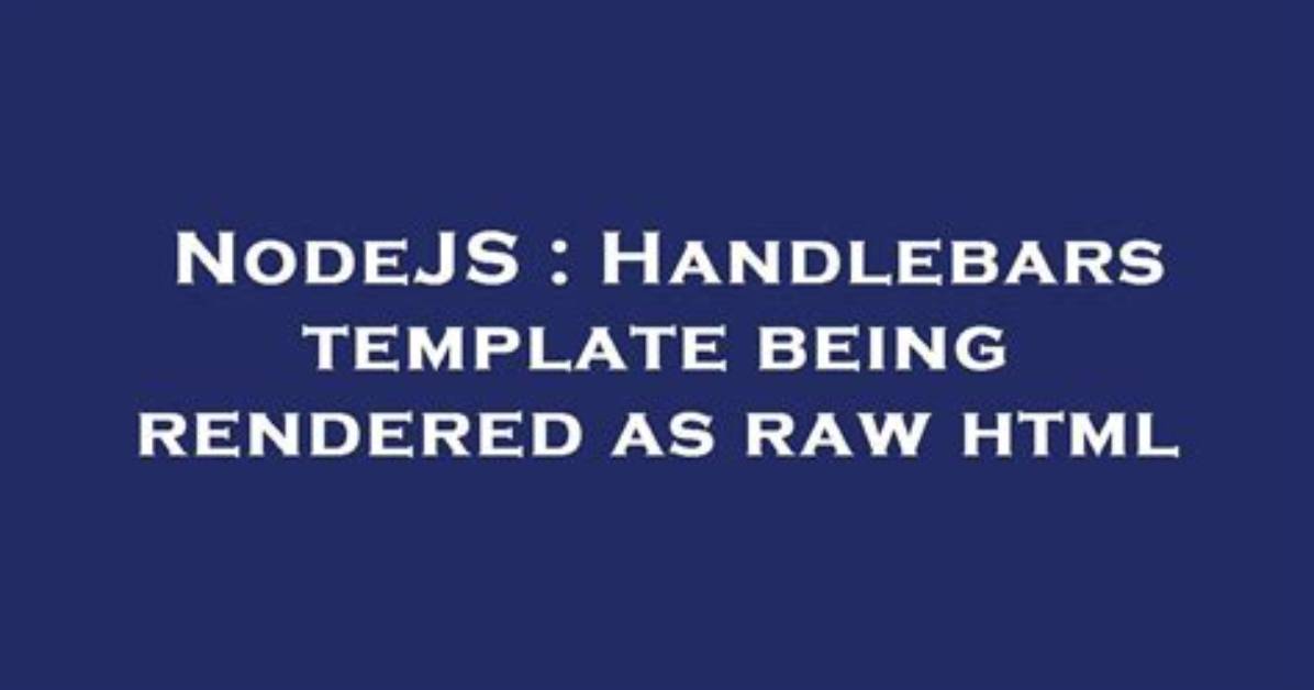 Handlebars Helper - Returning Html Not Text