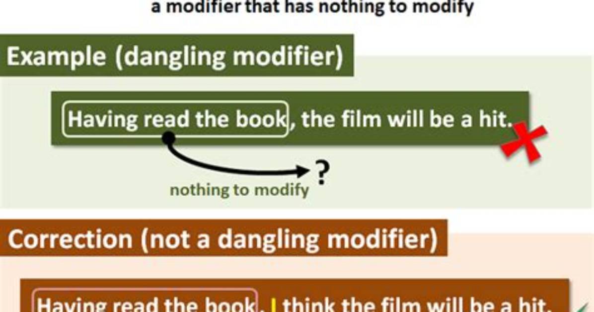 Has a Dangling Modifier?