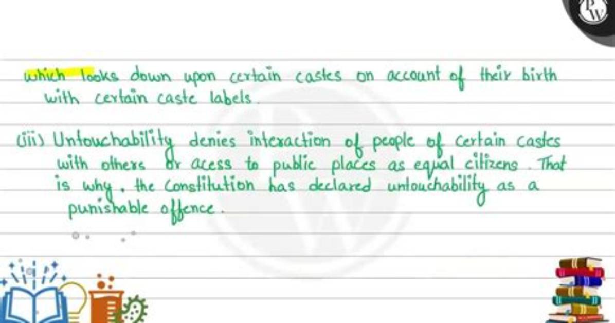Has Constitution Made Untouchability a Punishable Offence?
