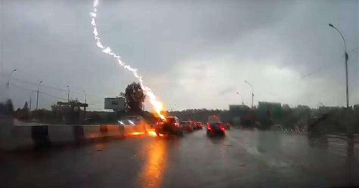 Has Lightning Ever Struck a Car?