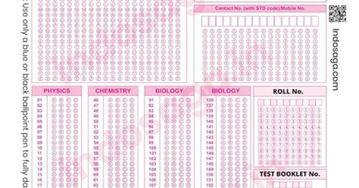 Has Nta Release Omr Sheet?