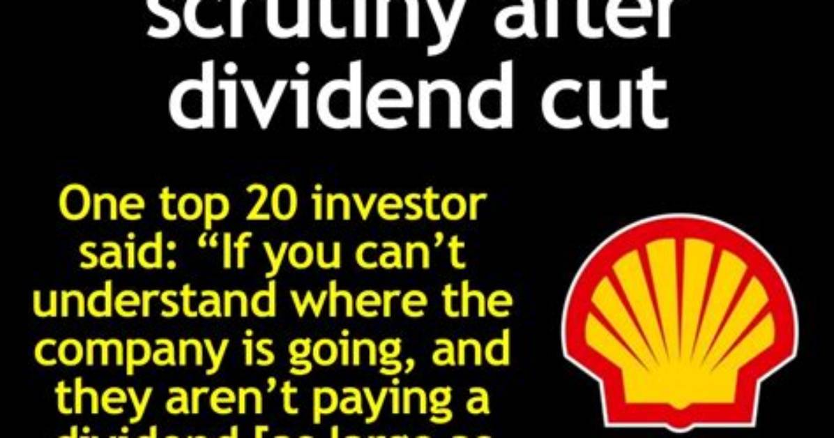 Has Shell Cut Its Dividend?