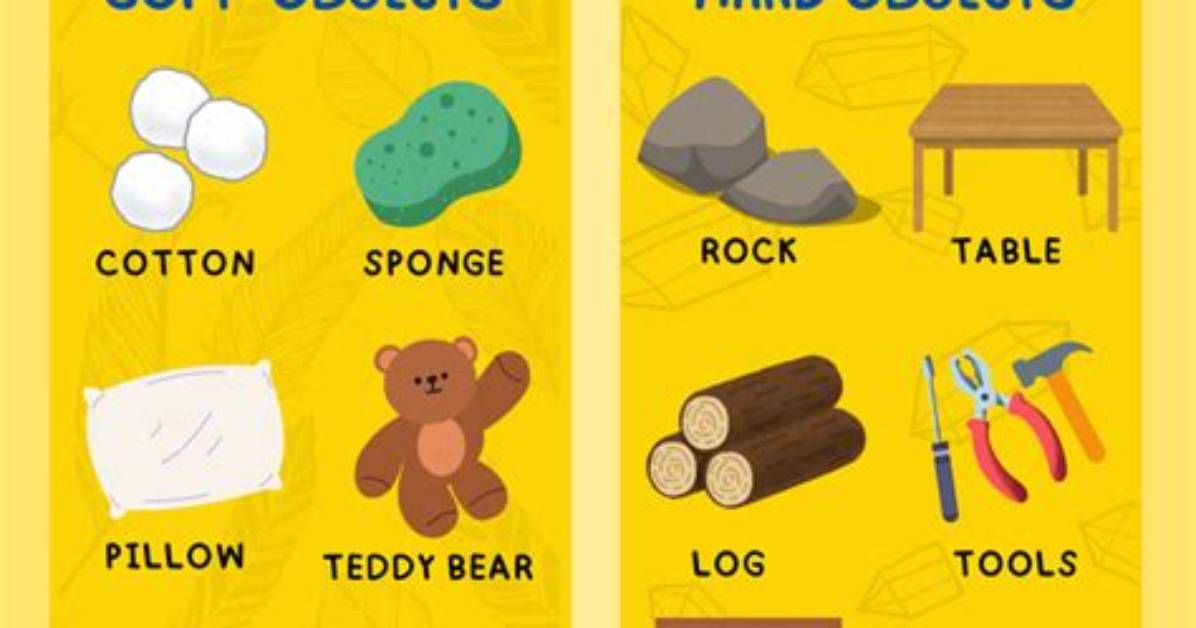 Hat Is Soft and Hard Object? Check It out – Soft Objects Examples
