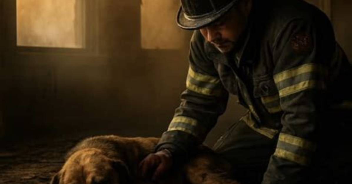 Hero Dog Saves Family from House Fire