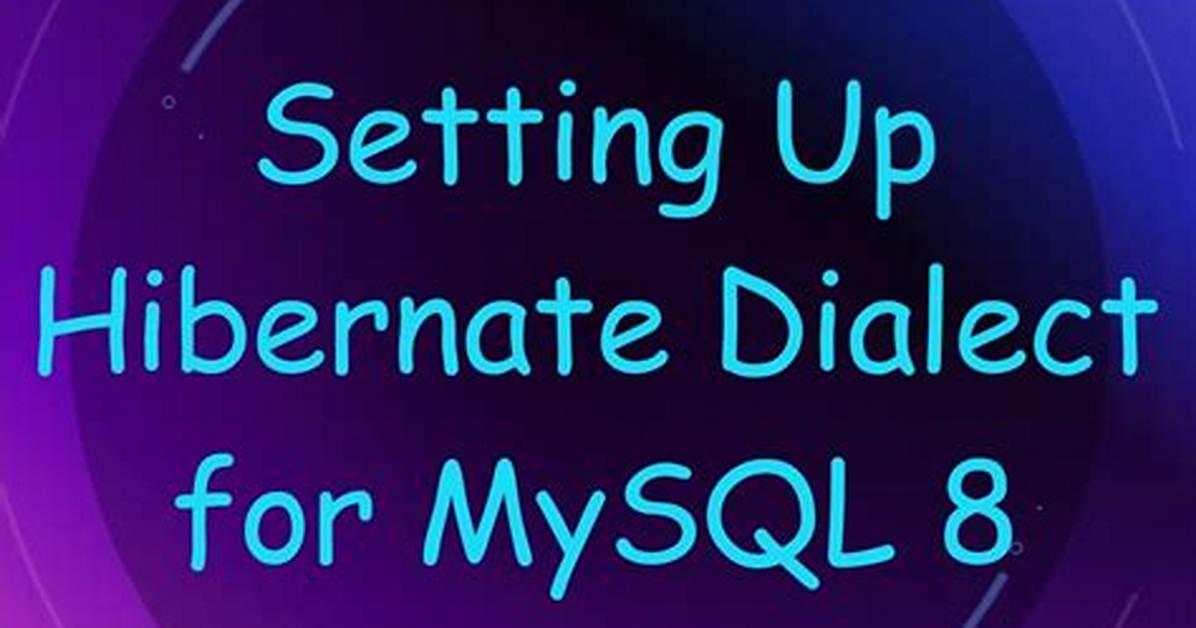 Hibernate Dialect for Mysql 8?