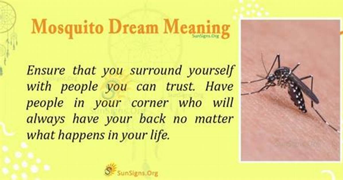 Hidden Meaning of Mosquito Dream - Interpretation and Symbolism