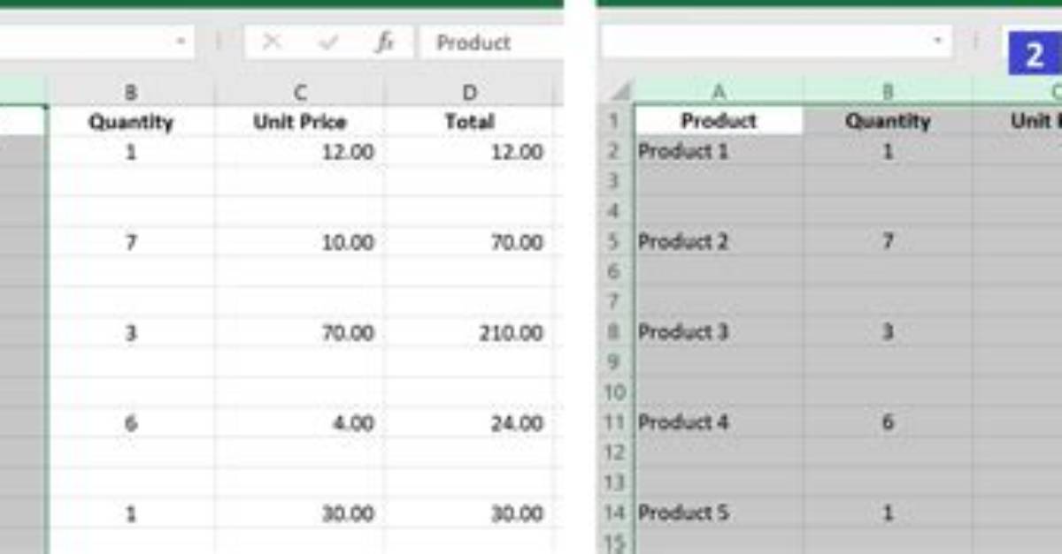 Hide Empty and Null Rows