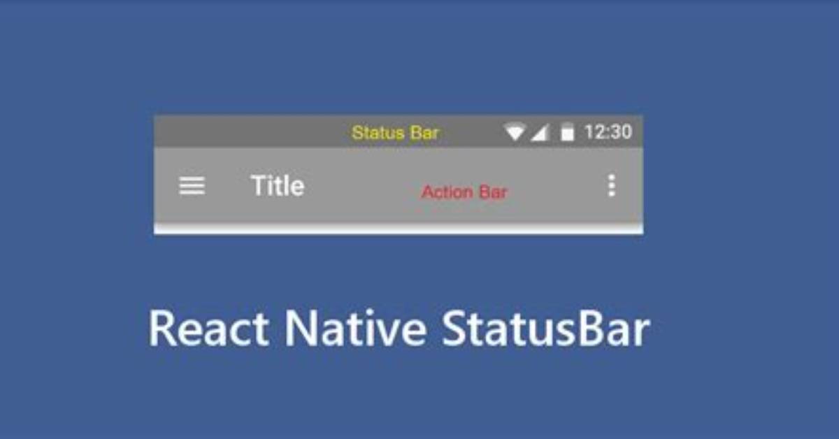 Hiding the Status Bar with React Native