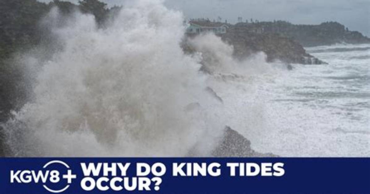 High Surf from King Tides Sends Massive Waves Onshore