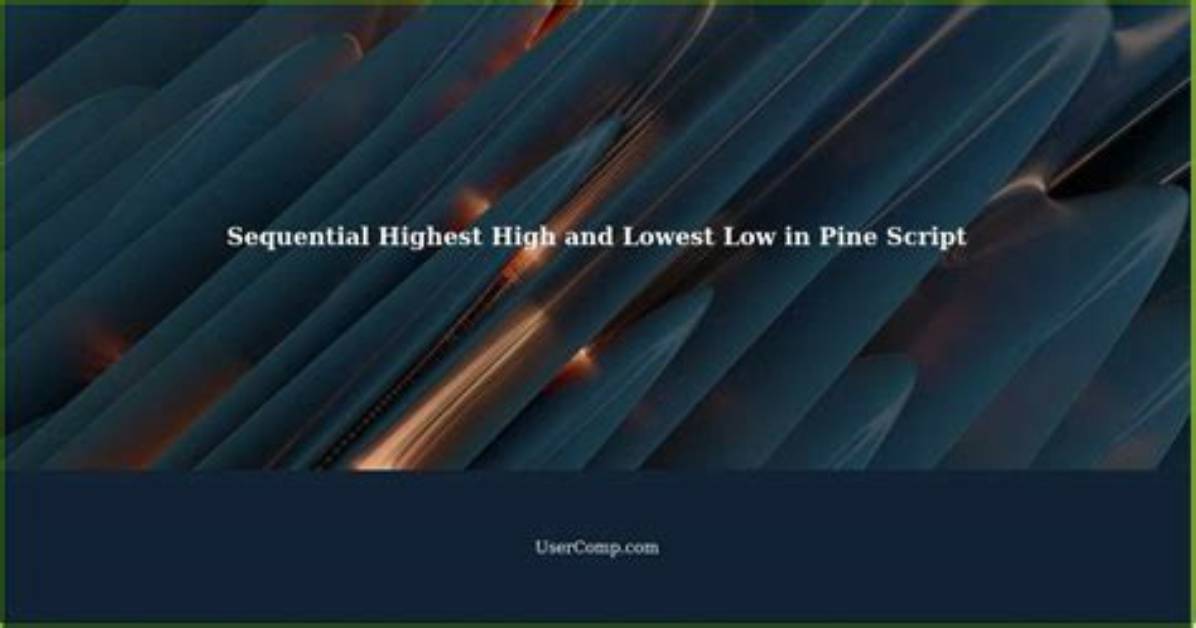 Highest High in a Range Pine Script