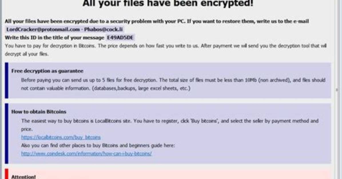 Hipandahi Ransomware (. Encrypted File) — How to Remove Virus?