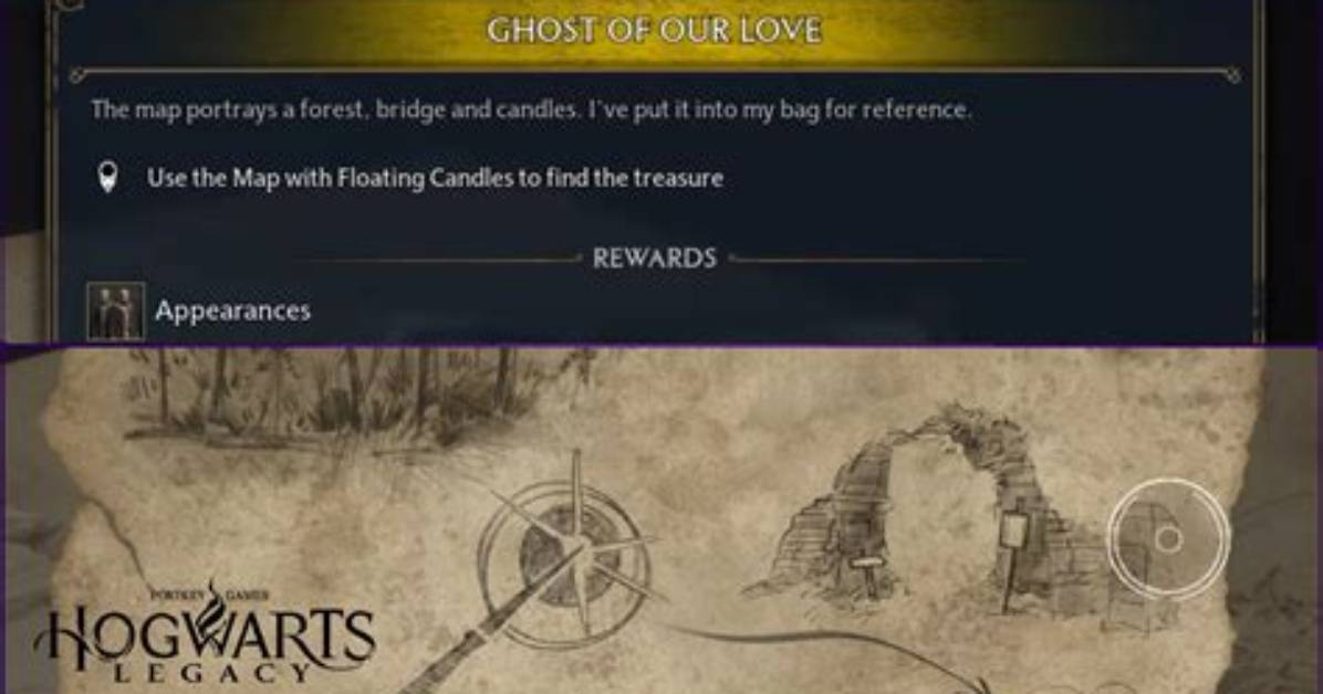 Hogwarts Legacy Ghost of Our Love Quest and Treasure Location