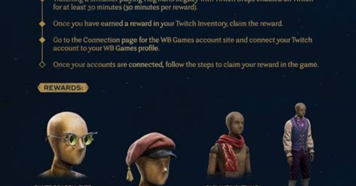Hogwarts Legacy Twitch Drops: How to Claim