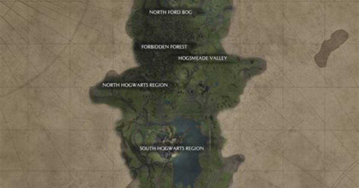 Hogwarts Legacy World Map