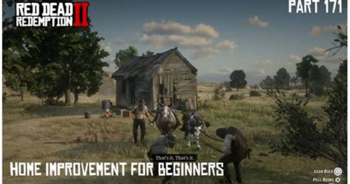 Home Improvement for Beginners, Red Dead Redemption 2 Mission