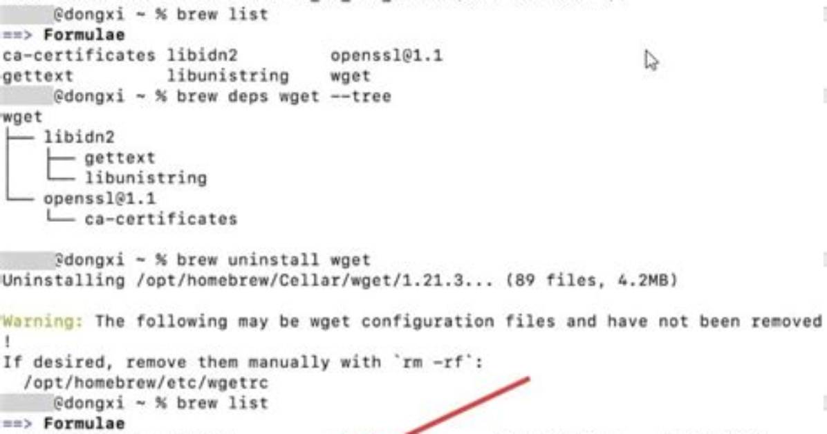 Homebrew Does Not Completely Uninstall Nginx