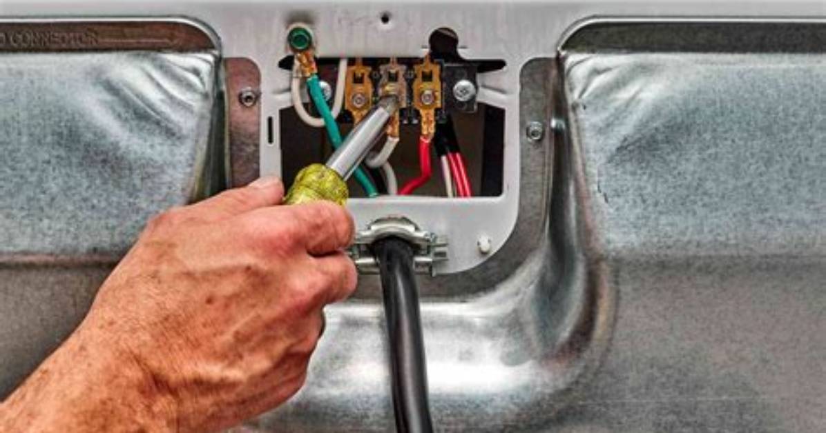 Hooking up Dryer Cord