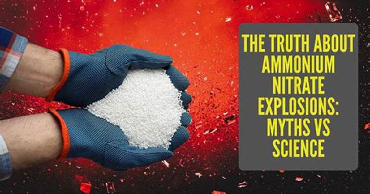 How Ammonium Nitrate Explode?