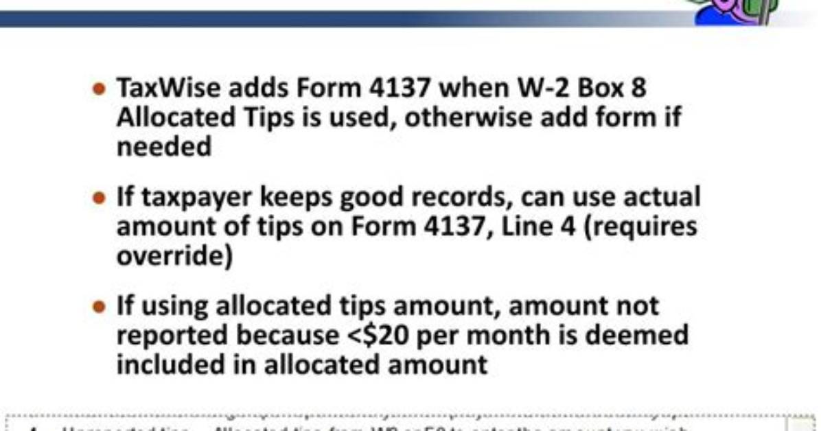 How Are Allocated Tips Calculated?
