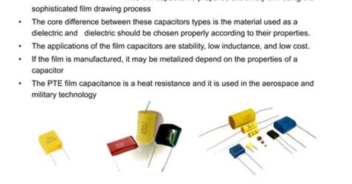 How Are Capacitors Manufactured? | Contextresponse. Com