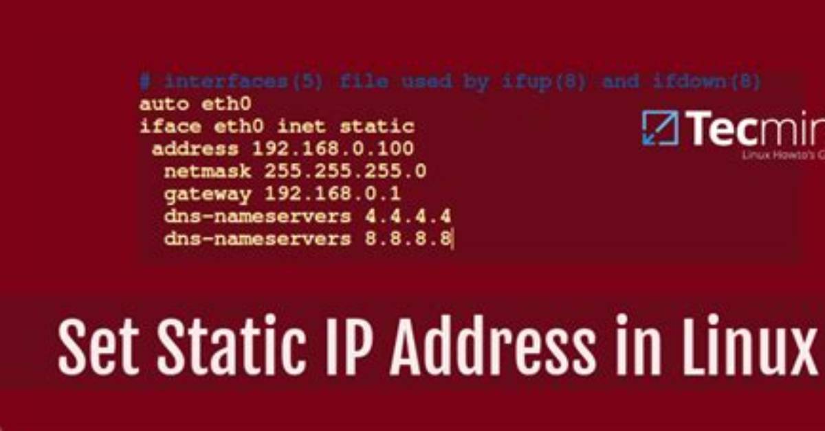 How Assign Ip Address in Redhat Linux?