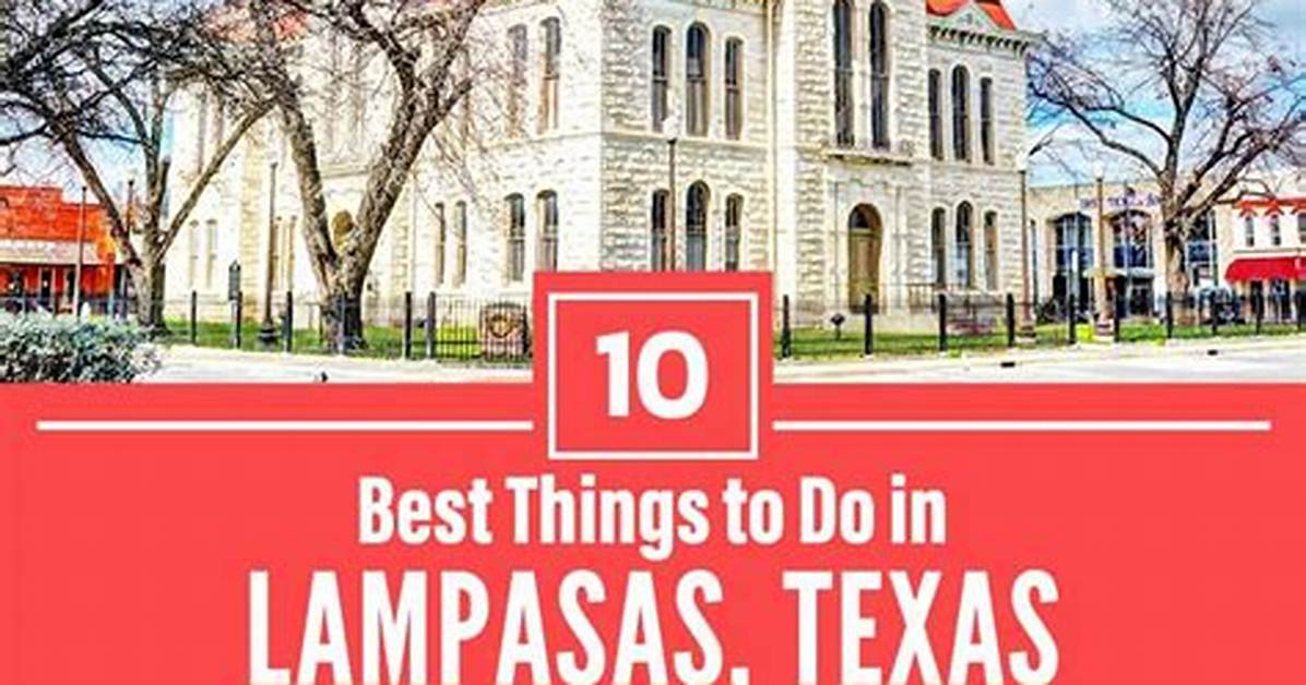 How Big Is Lampasas Tx?