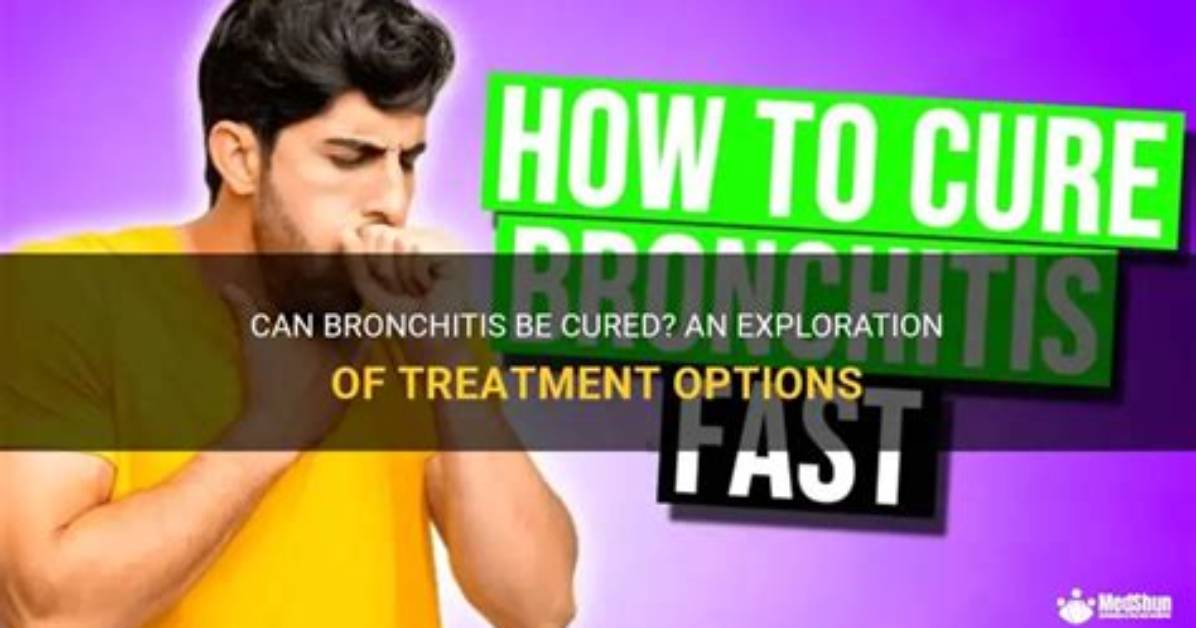 How Bronchitis Can Be Cured?