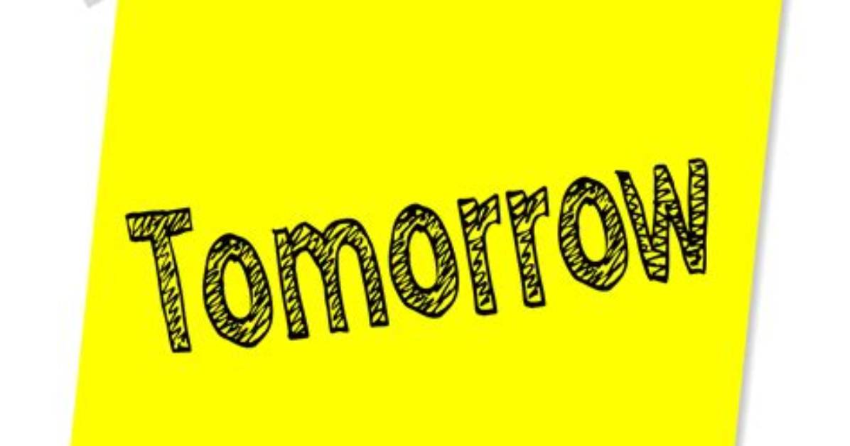 How Can I Be Happy Tomorrow?