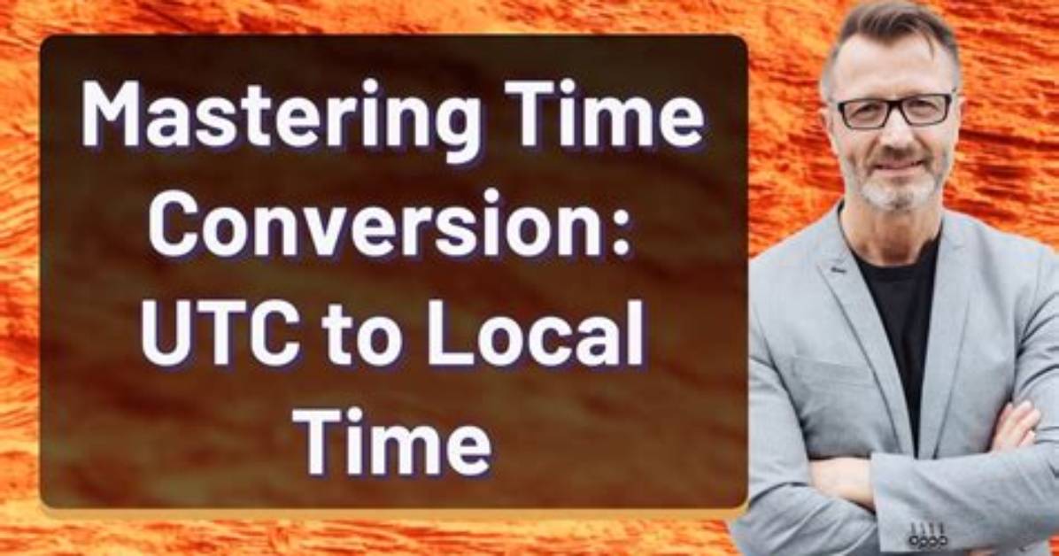 How Can I Convert from Utc Time to Local Time in Python?