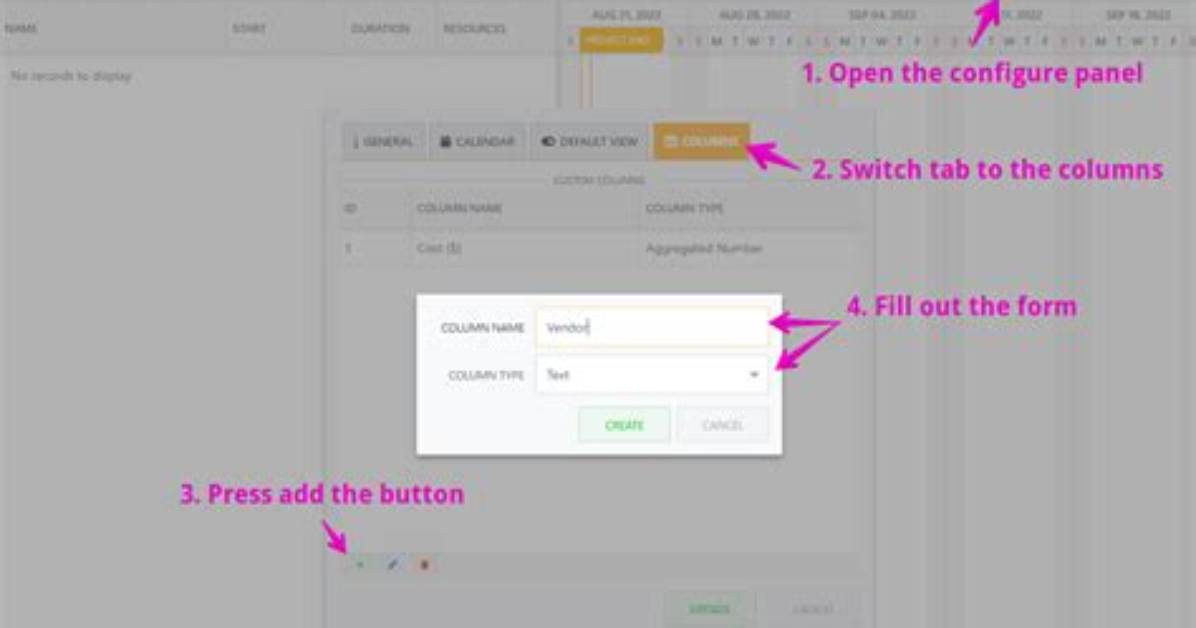 How Can I Define Custom Columns for Collect Function in Power Apps?