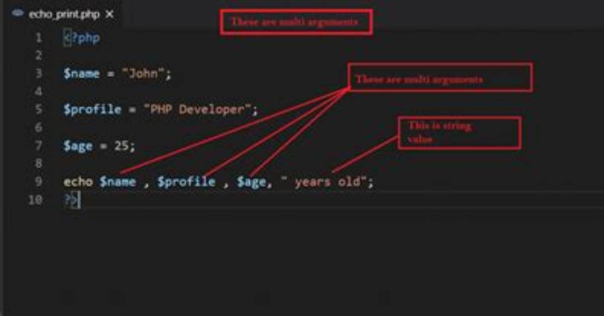 How Can I Echo Html in Php?