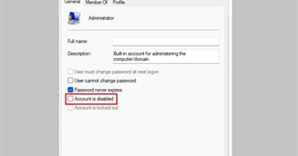 How Can I Enable Administrator Account Without Admin Rights?