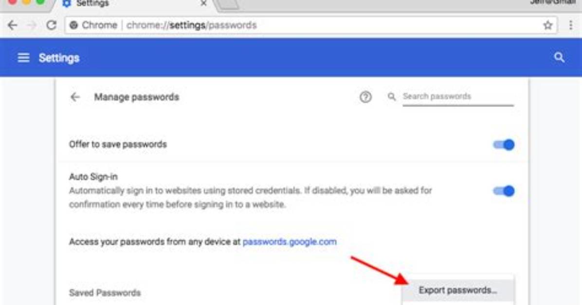 How Can I Export Chrome Passwords?