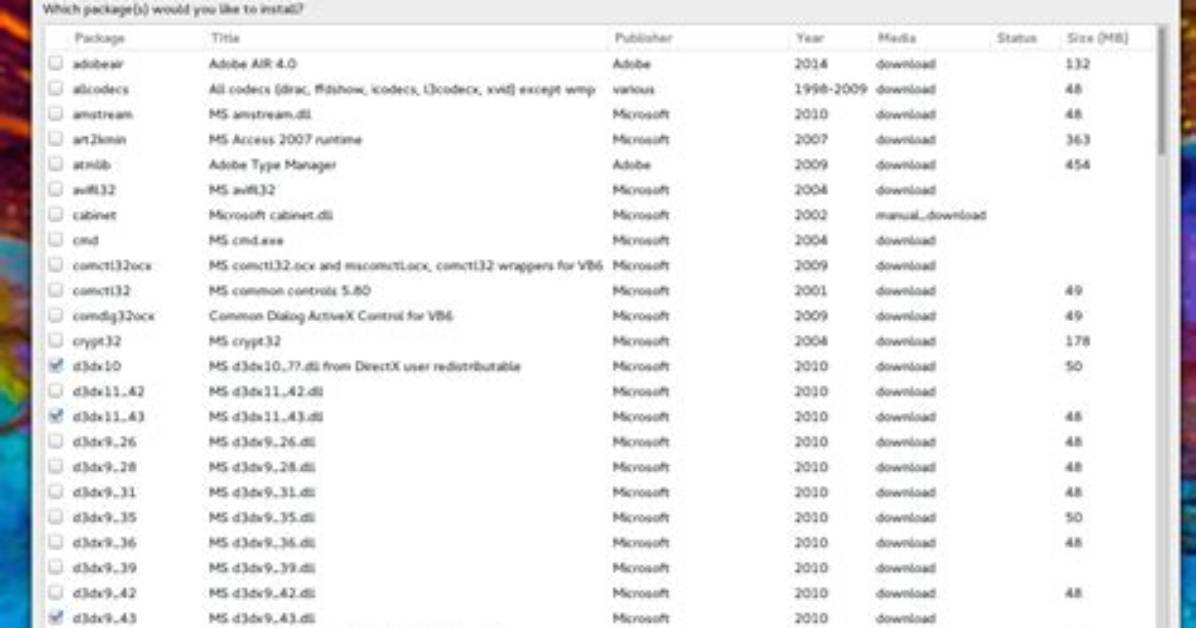 How Can I Install Vcrun2008 Using Winetricks?