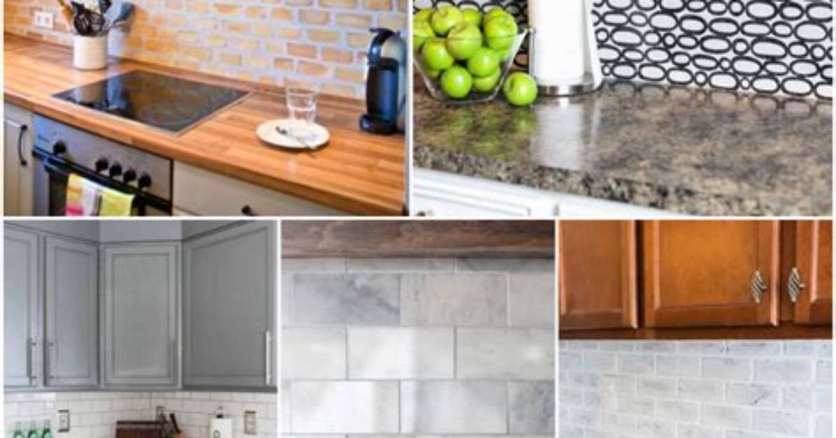 How Can I Make a Cheap Backsplash?