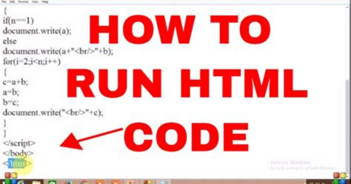 How Can I Run Html Program in Android Mobile?