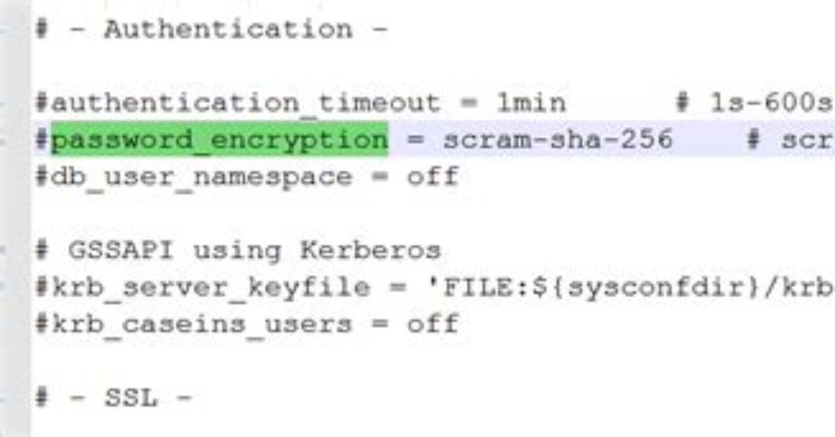 How Can I Solve Postgresql Scram Authentifcation Problem?