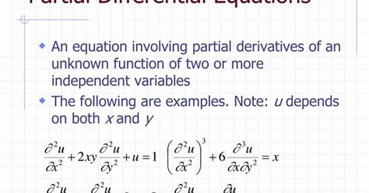 How Can I Solve This Partial Differential Equation? Wolfram Alpha Can't Interpret It Right.