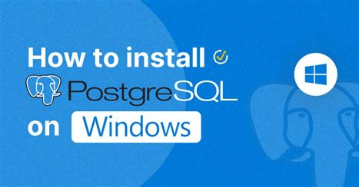 How Can I Start Postgresql on Windows?