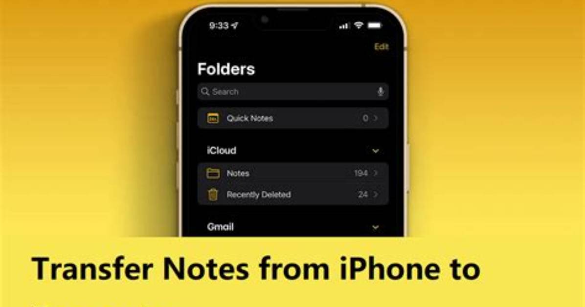 How Can I Transfer Notes from iPhone to Android?