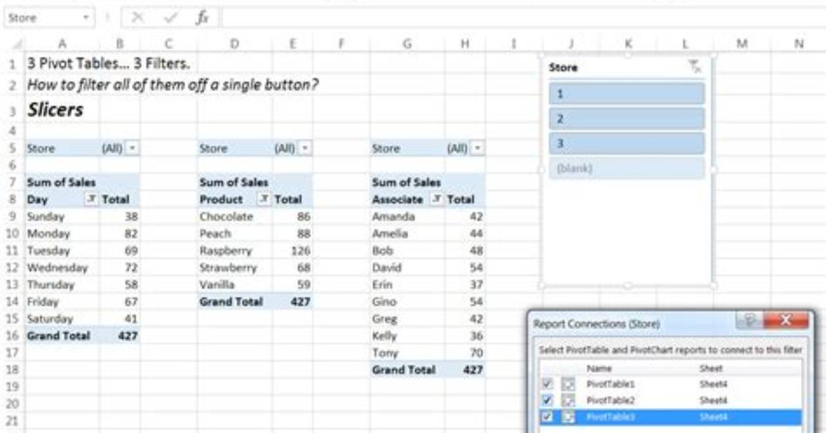 How Can I Use Multiple Pivot Tables on the Same Sheet Without an Overlap Error?