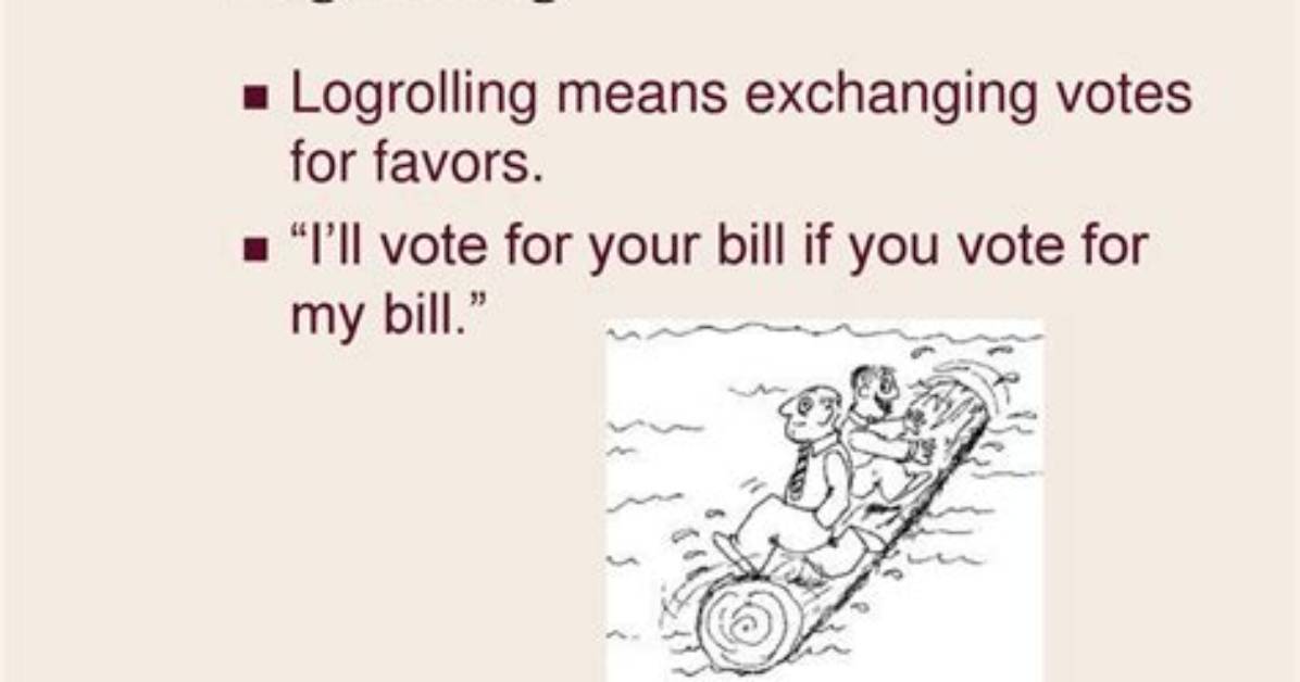 How Can Logrolling Help a Bill Get Passed