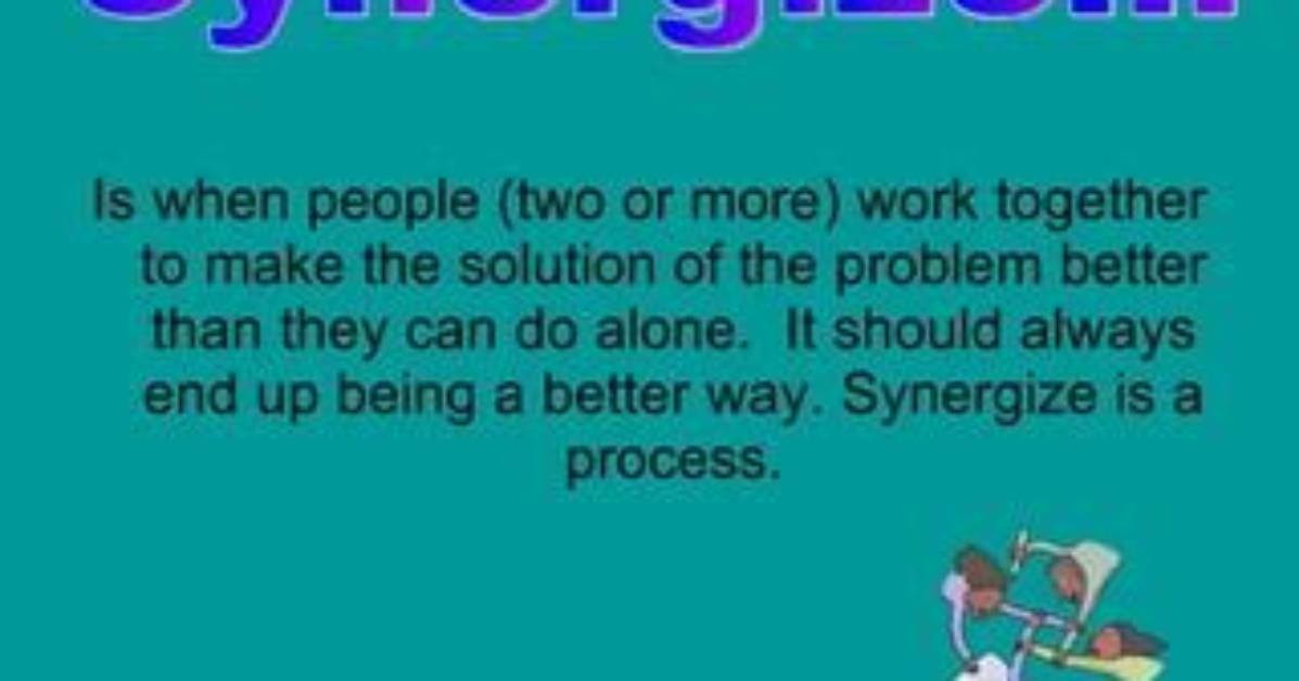 How Can We Synergize?