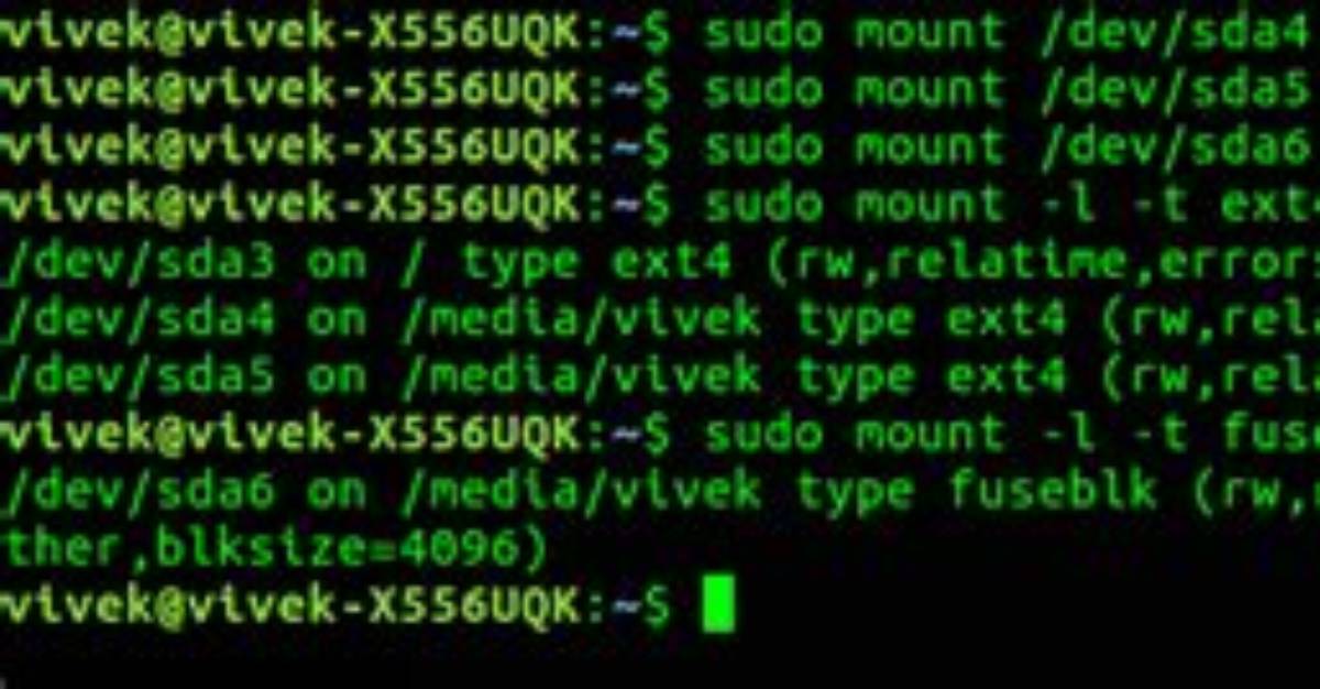 How Check Mount Status in Linux?