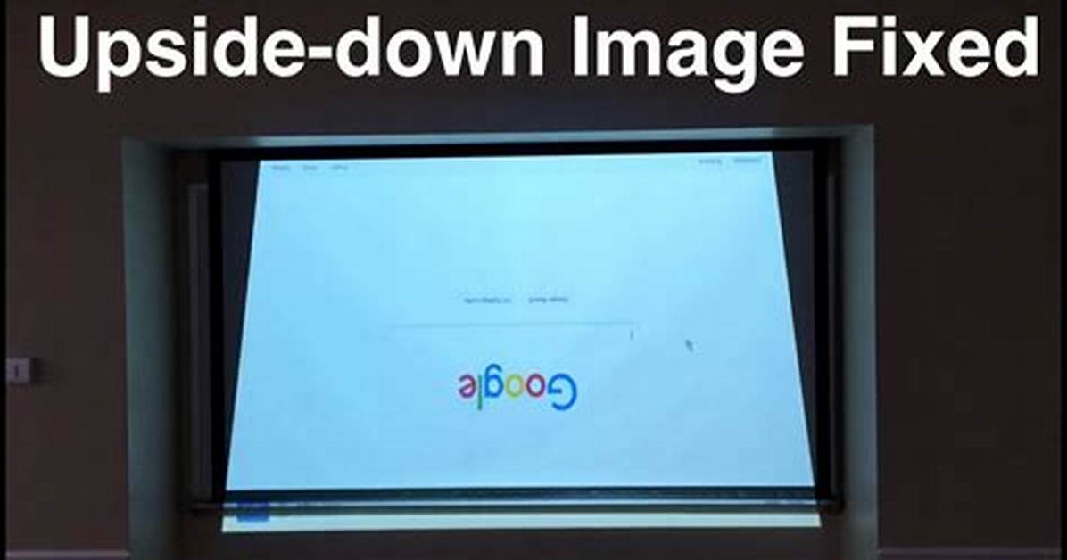 How Computer Screen Upside Down?