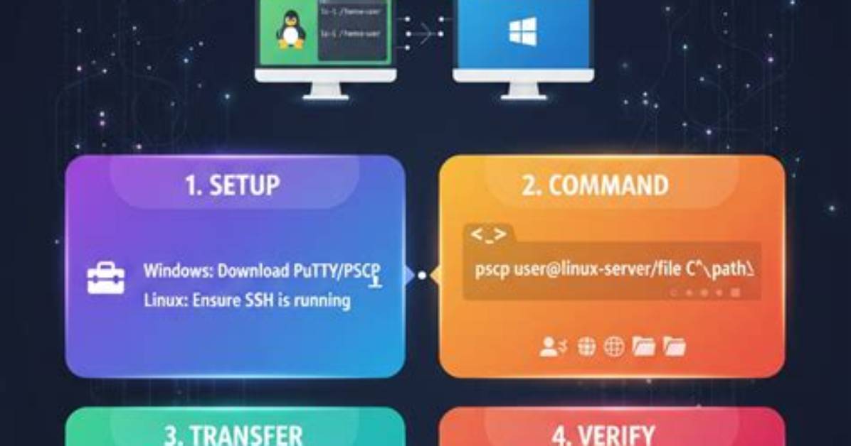 How Copy Linux to Windows Using Scp?