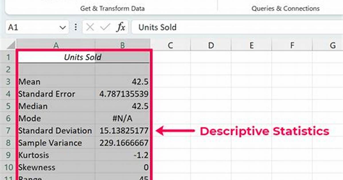 How Could You Use Excel Descriptive Statistics for Data Analysis Research?