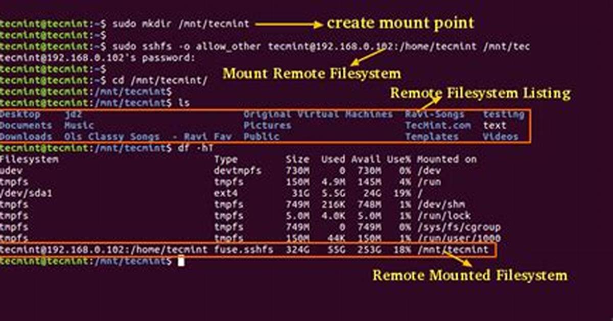 How Create Mount Point in Linux?