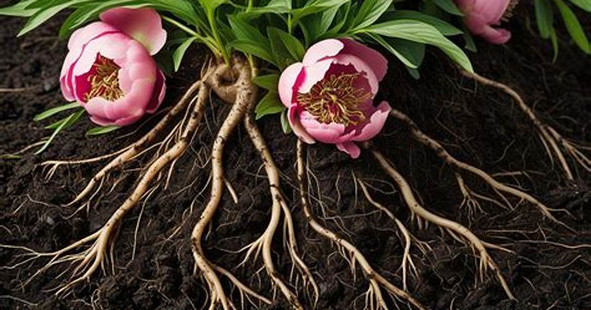 How Deep Are Peony Roots